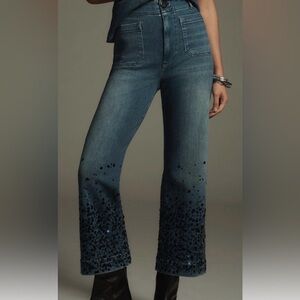 Colette Sequin Embellished Jeans, 29